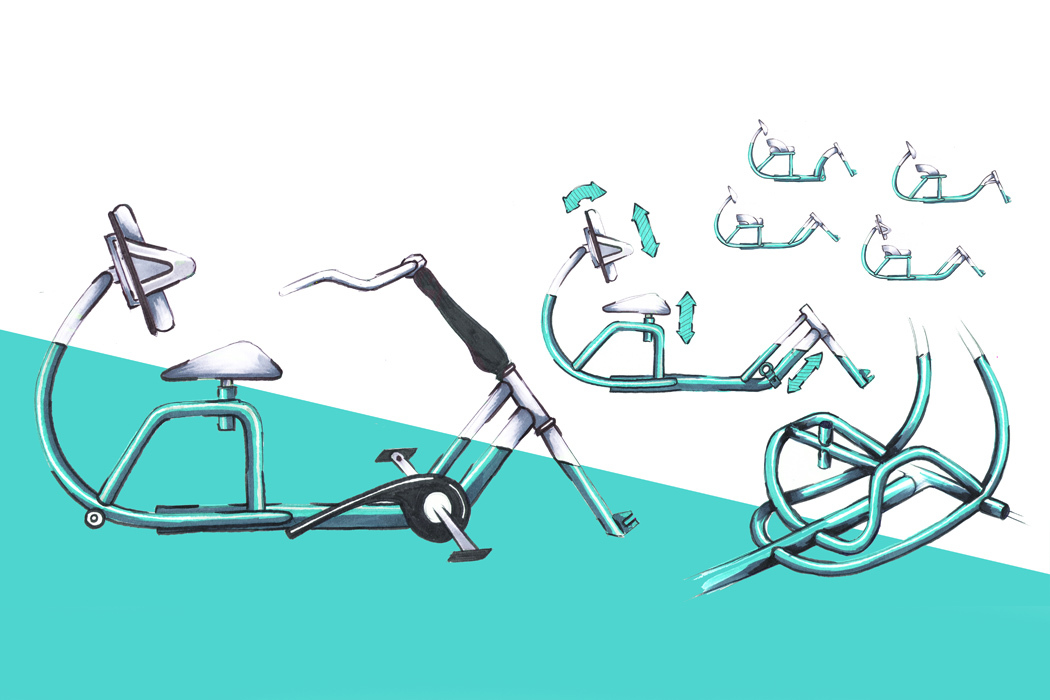 Spinal cord injury，Restore strength，Electric transmission，Riding a tricycle，Electric pedal bracket for riding pedal，