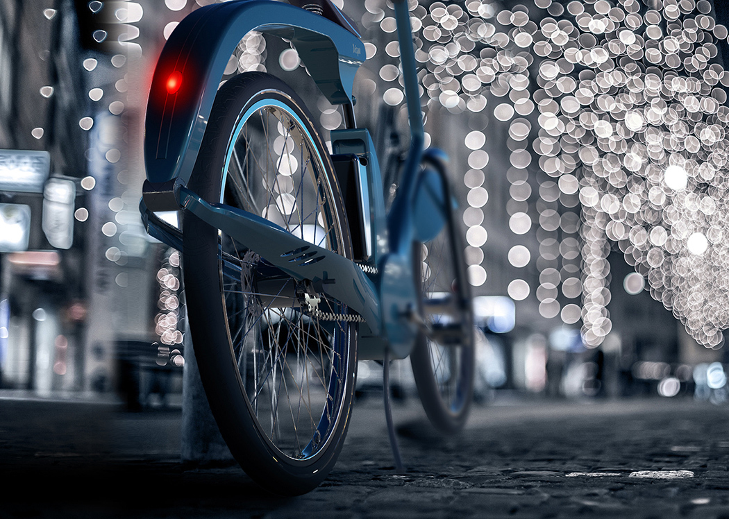 product design，industrial design，Bicycle，Electric，Retro，