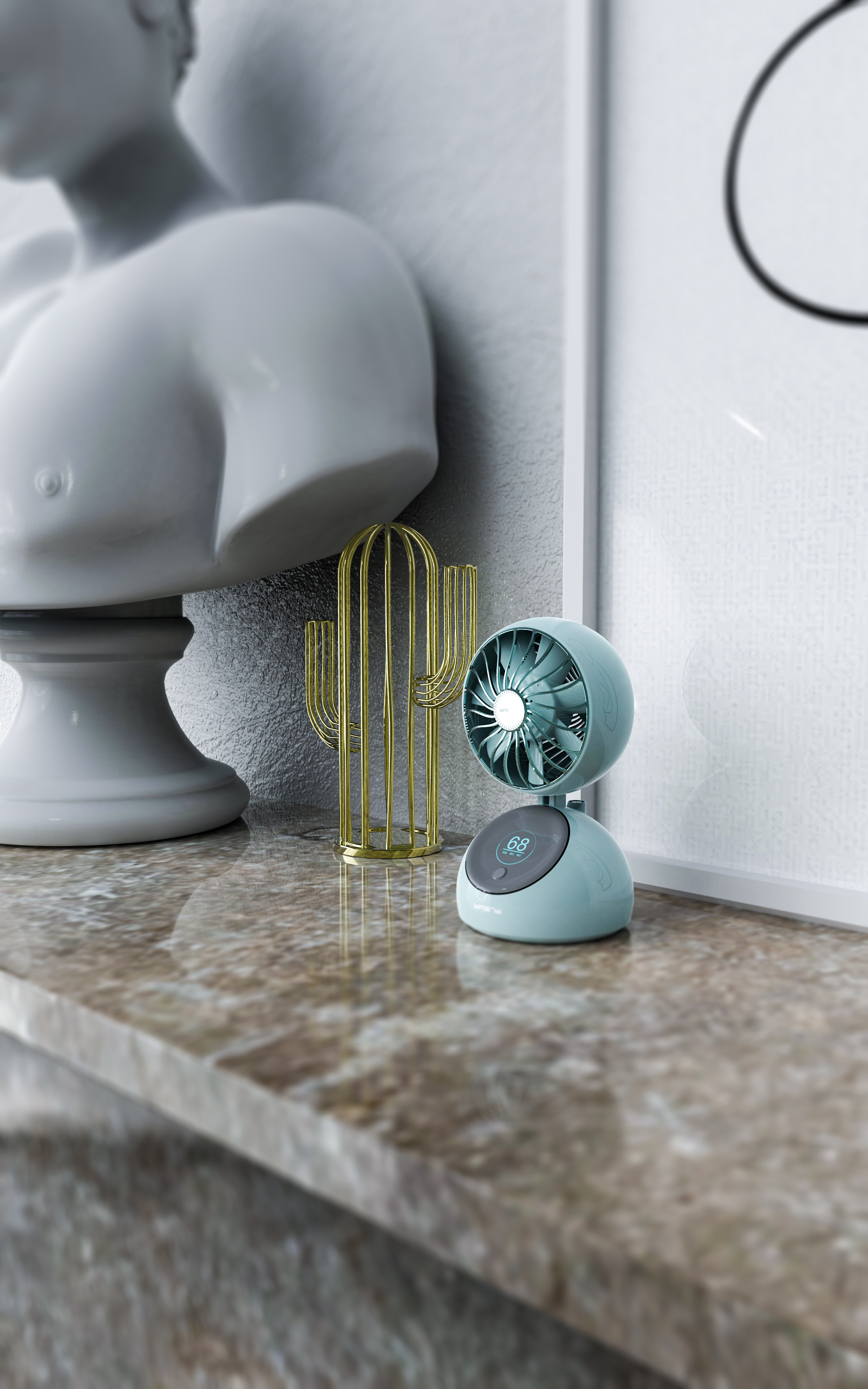 Fan，Humidifier，industrial design，