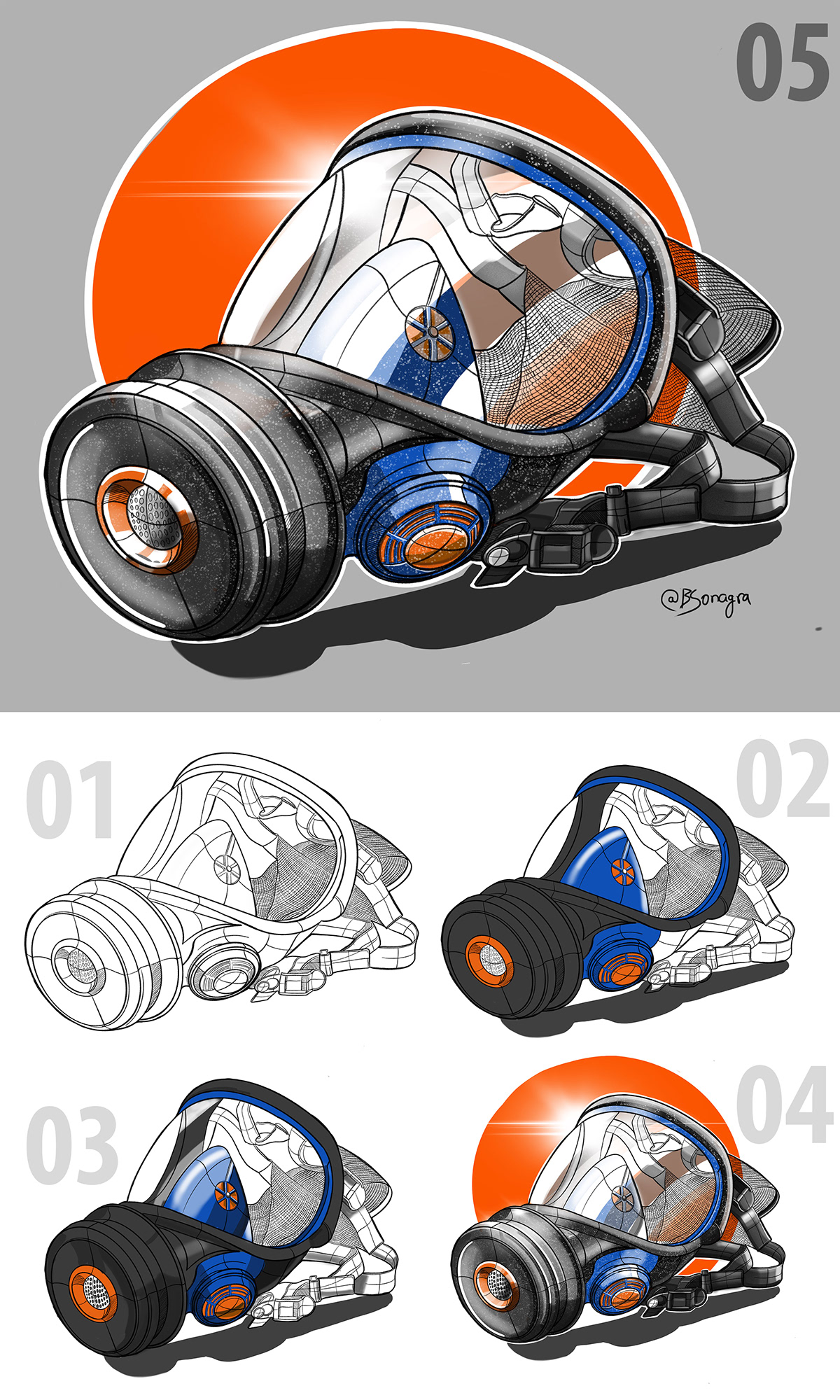 Hand drawn，course，