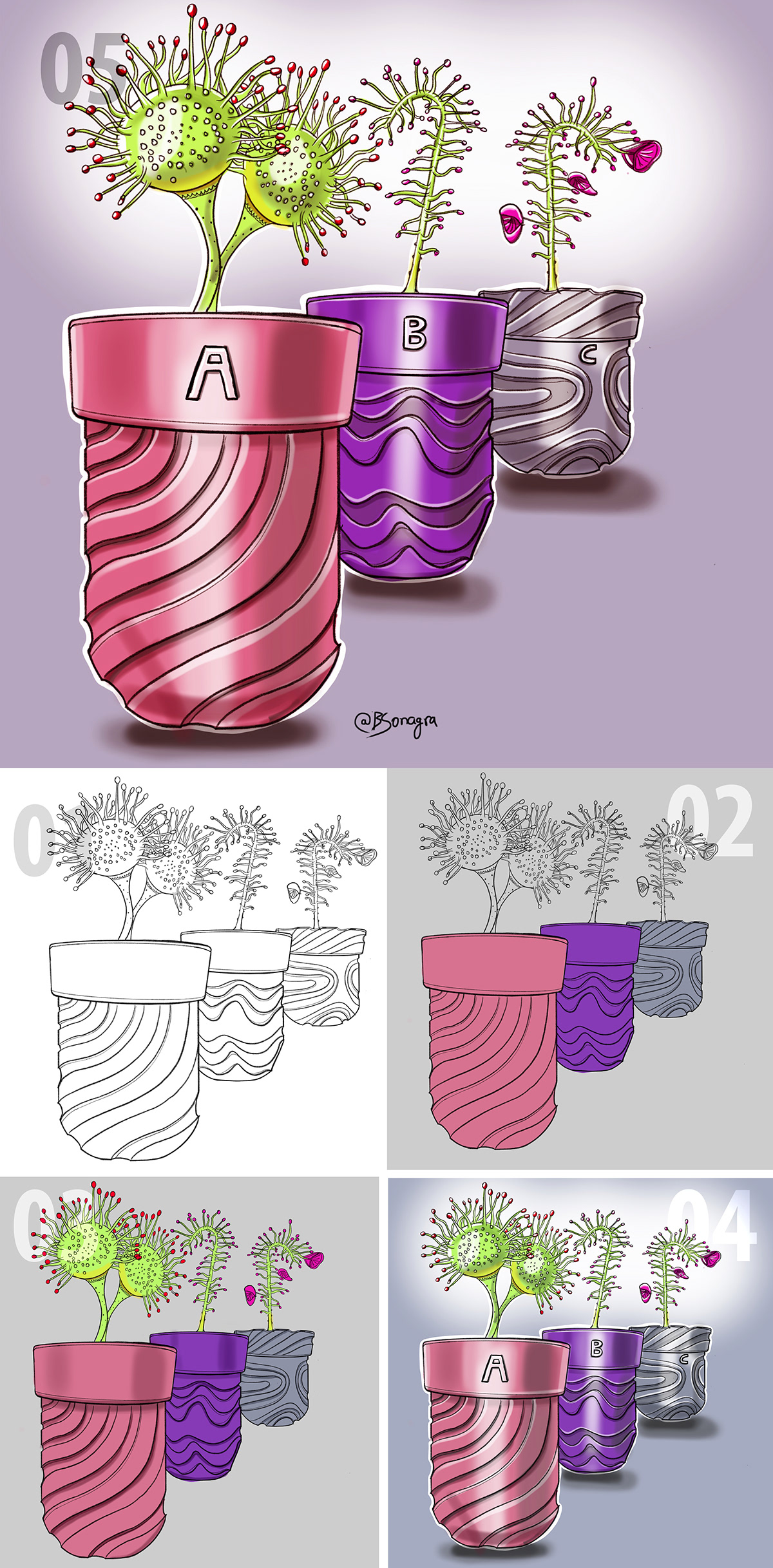 Hand drawn，course，