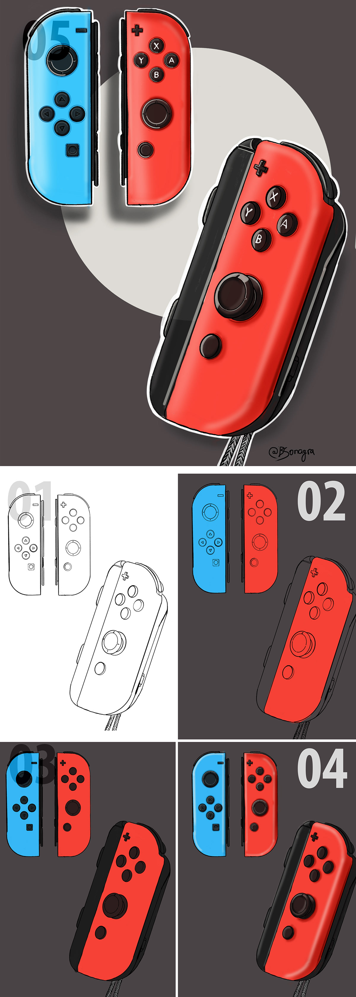 Hand drawn，course，