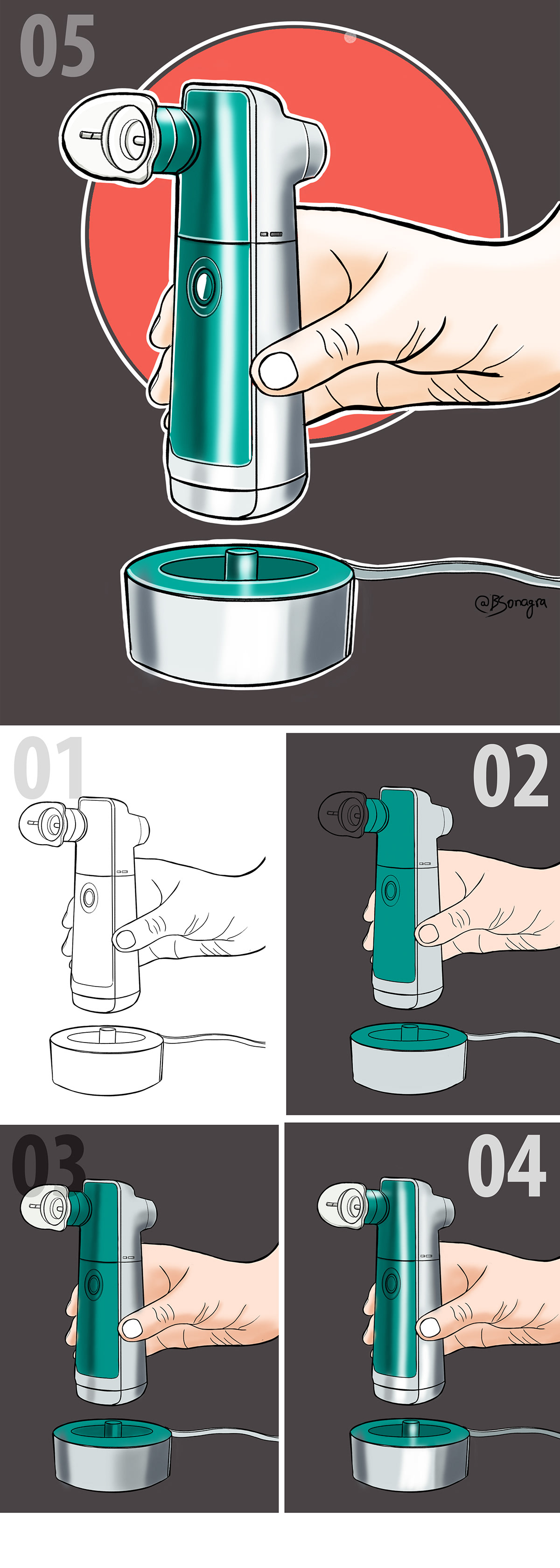 Hand drawn，course，