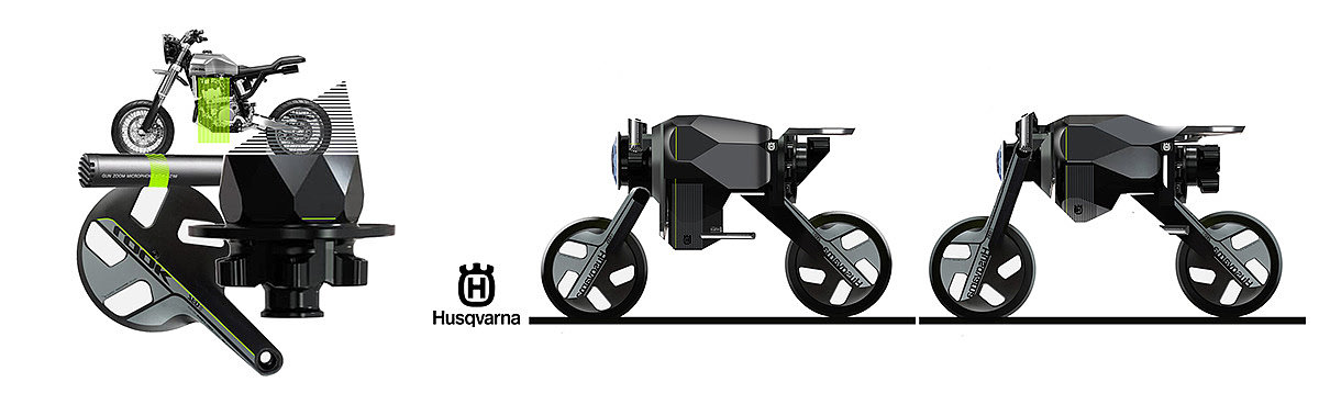 Husqvarna E101，VITPILEN，交通工具，电动摩托，手绘，