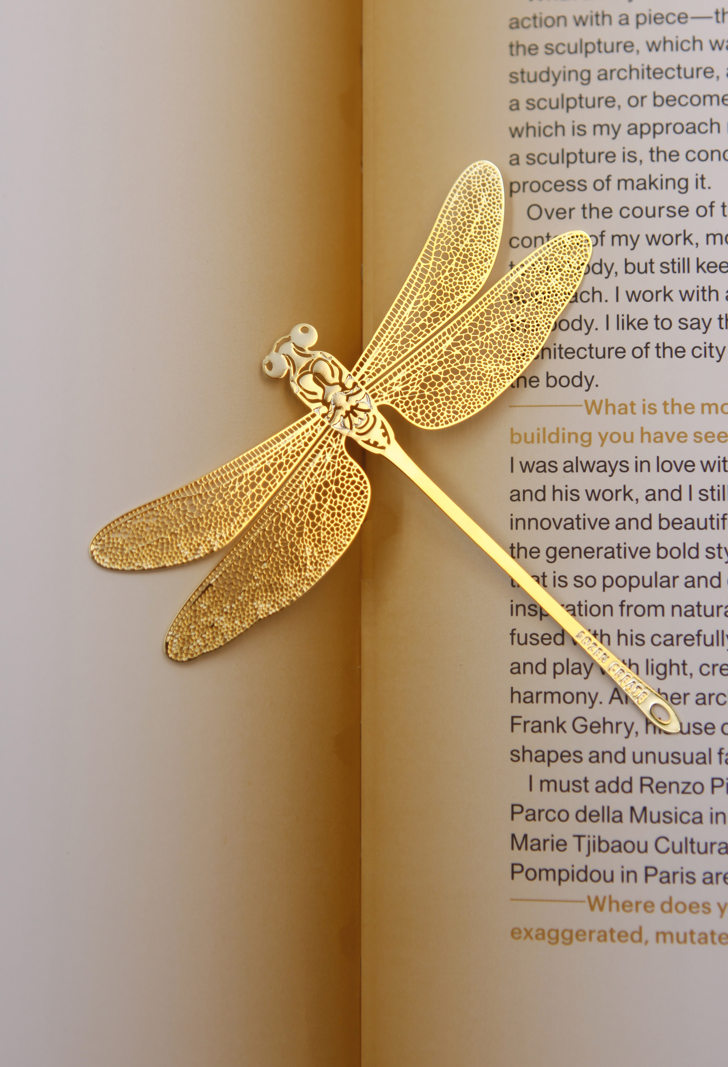 bookmark，delicate，dragonfly，Design，packing，