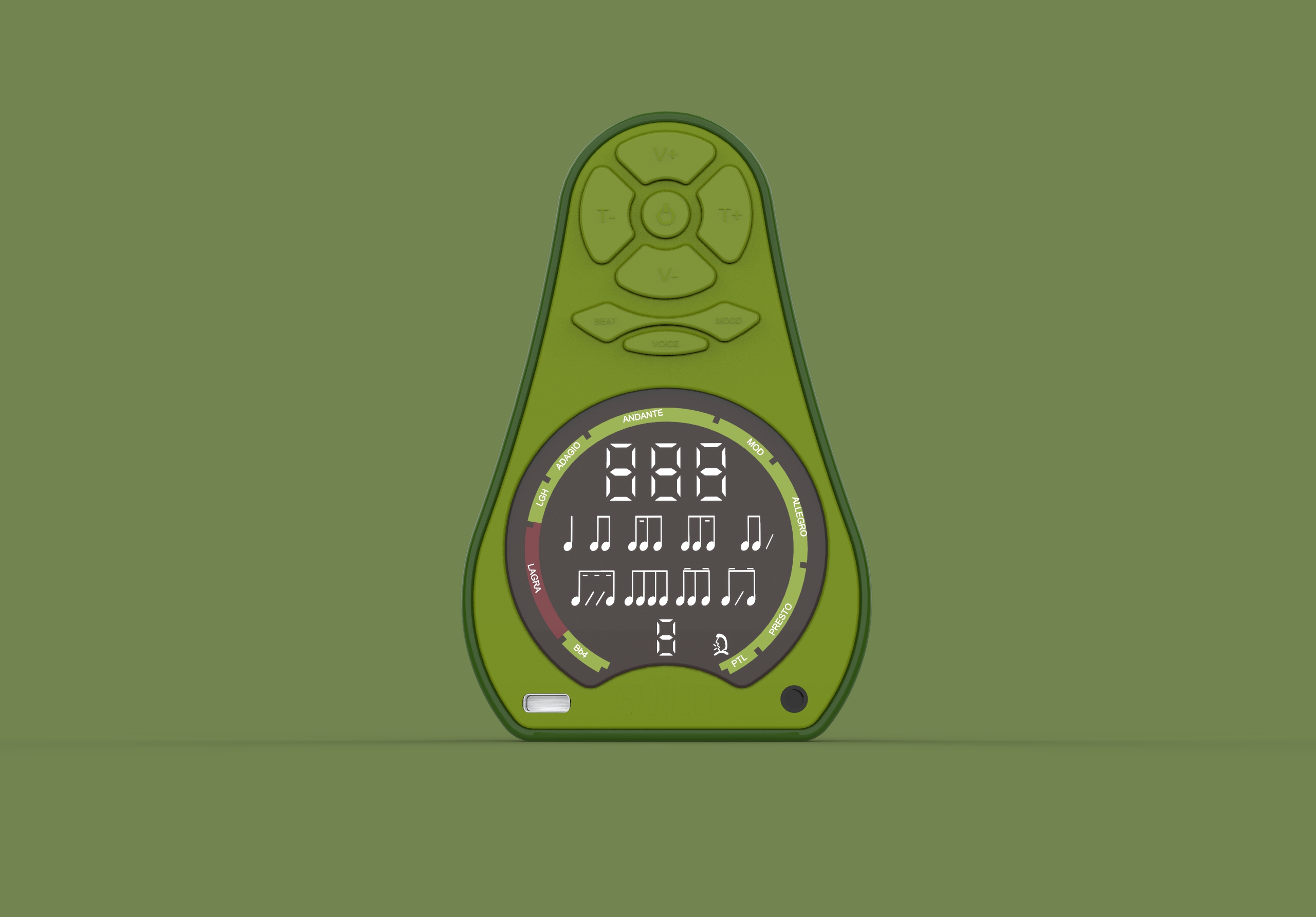 An electronic metronome，