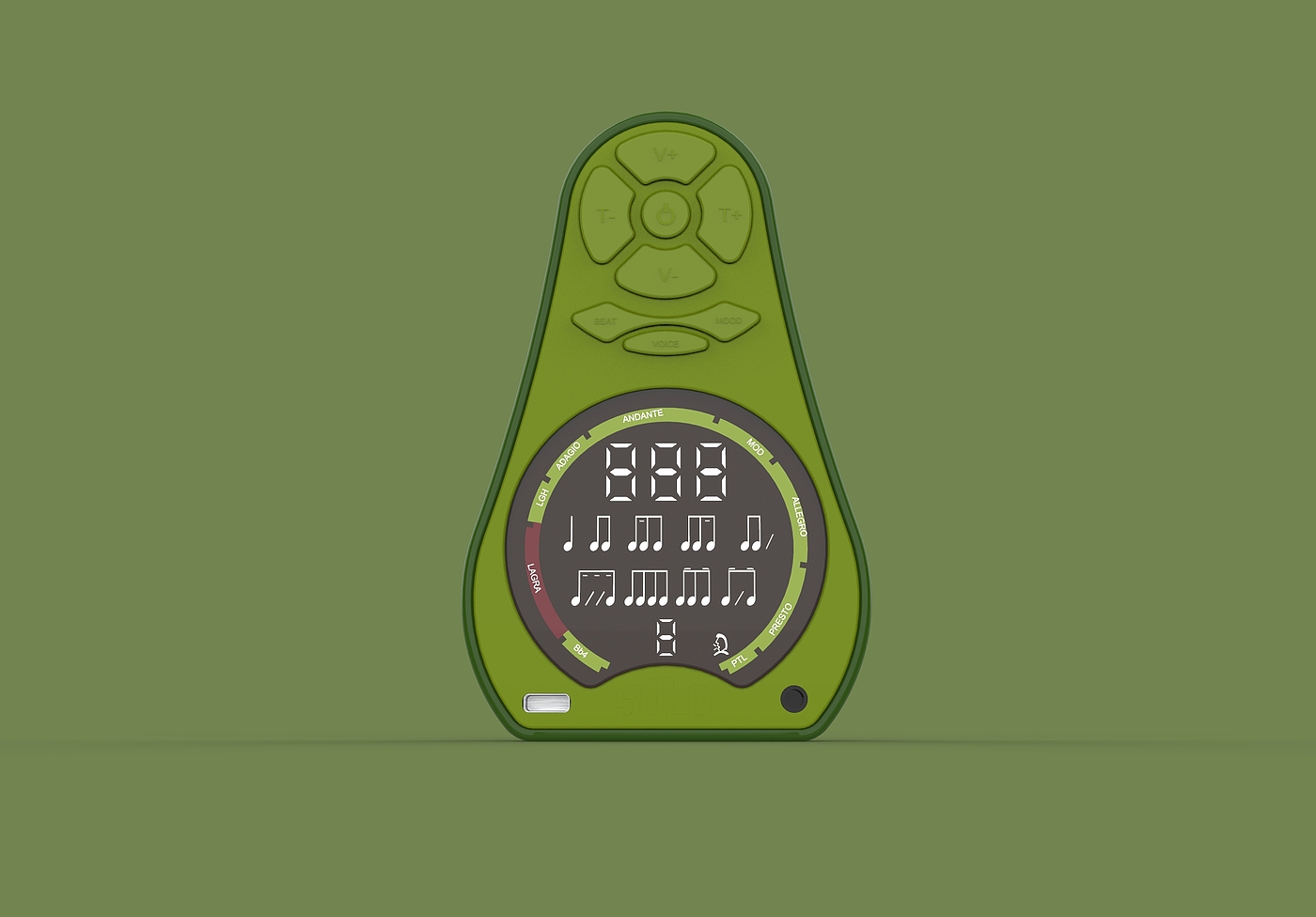 An electronic metronome，