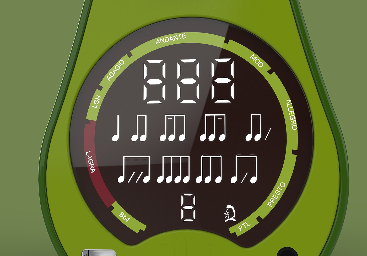 An electronic metronome，