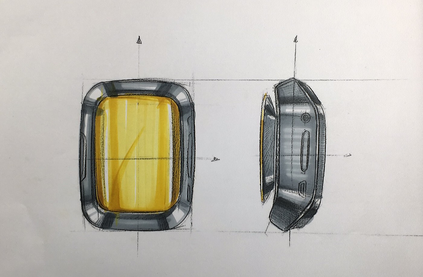 industrial design，Design hand drawn，Hand drawn industrial design，Marker hand drawn，Industrial design line draft，