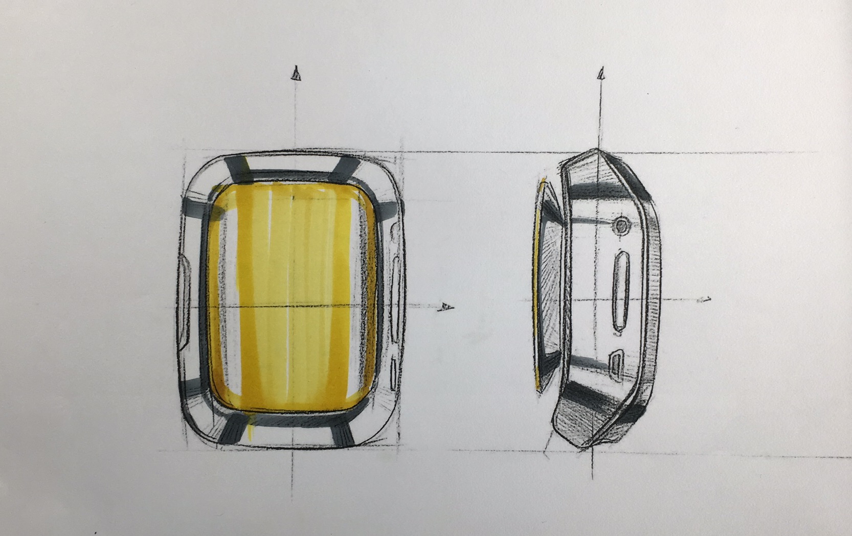 industrial design，Design hand drawn，Hand drawn industrial design，Marker hand drawn，Industrial design line draft，
