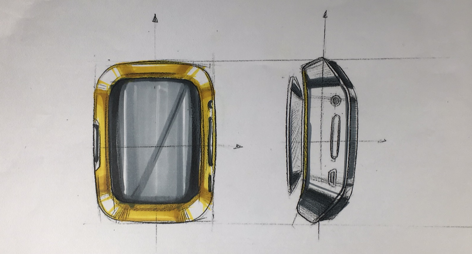 industrial design，Design hand drawn，Hand drawn industrial design，Marker hand drawn，Industrial design line draft，