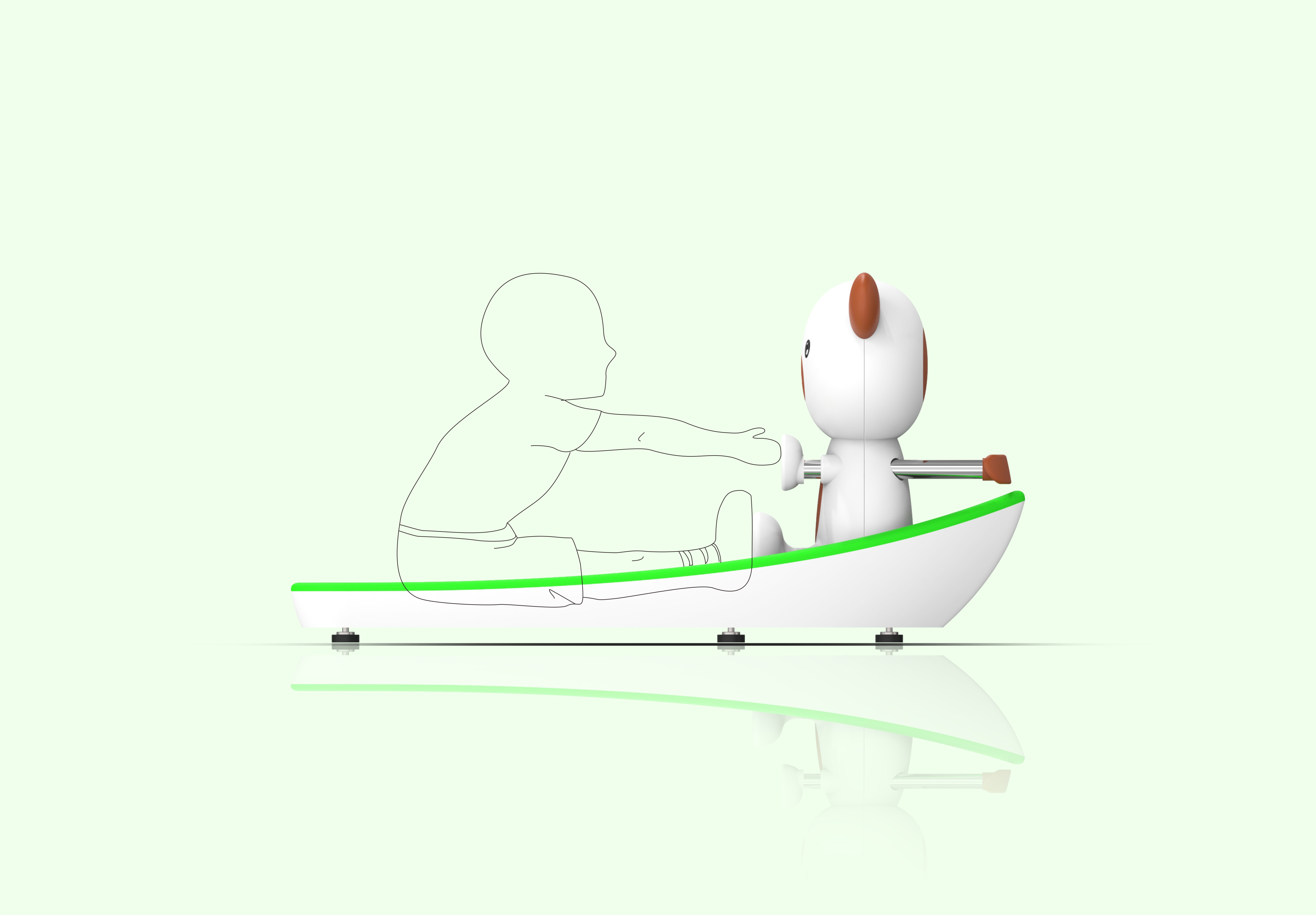 child，Cartoon，Body flexion，