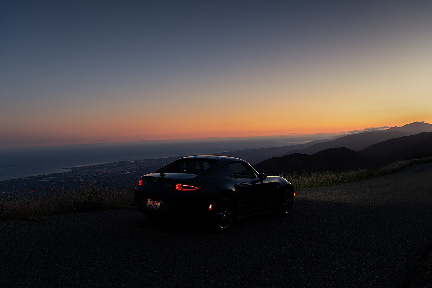 automobile，Night view，Miata，