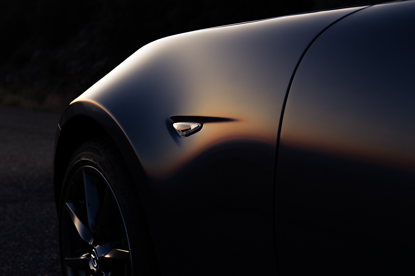 automobile，Night view，Miata，