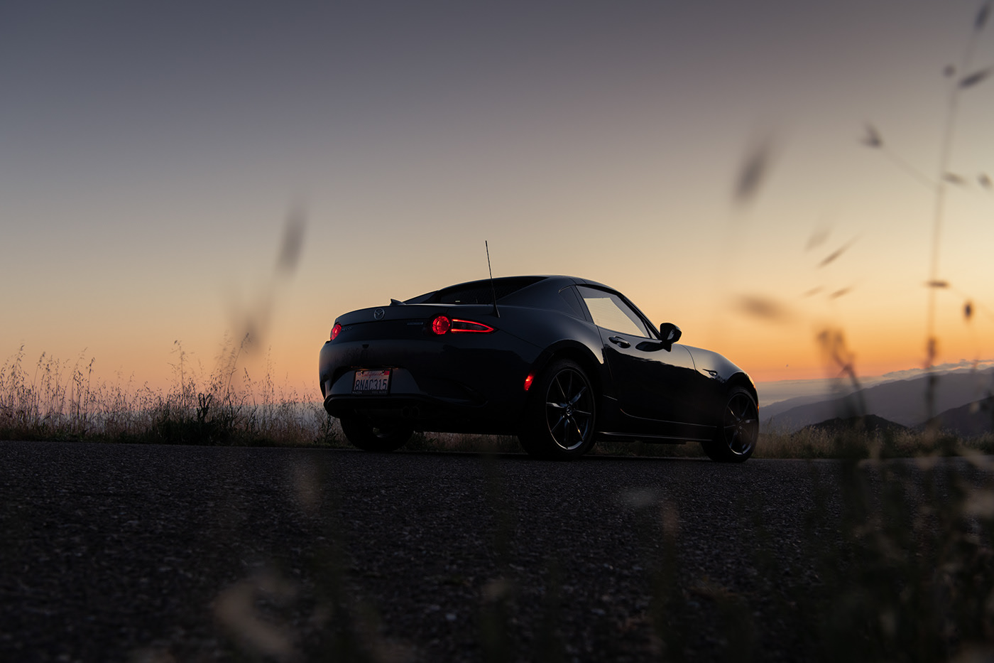automobile，Night view，Miata，