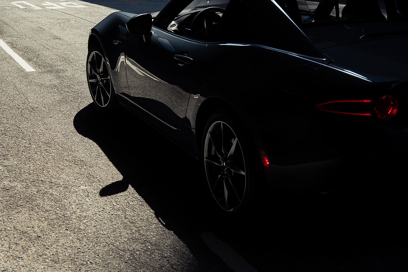 automobile，Night view，Miata，