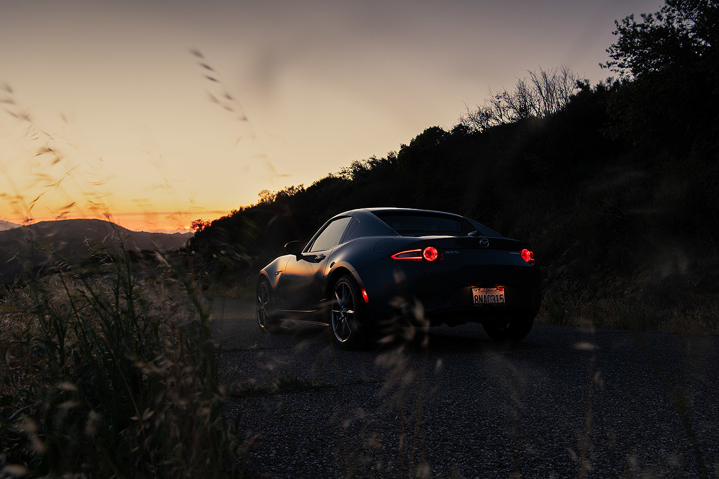 automobile，Night view，Miata，