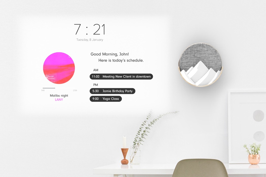 multi-function，intelligence，Projector，speaker，Wall clock，