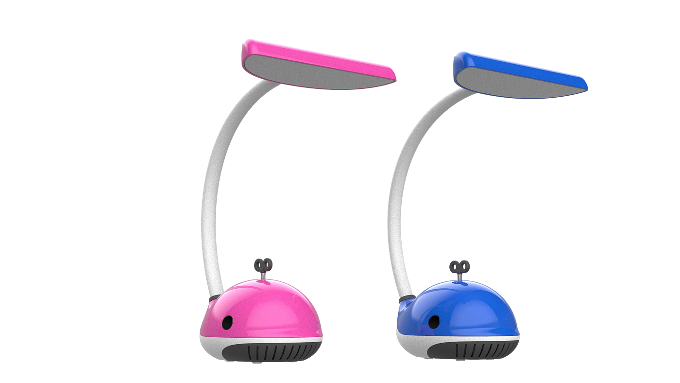 Desk lamp，whale，Whale，