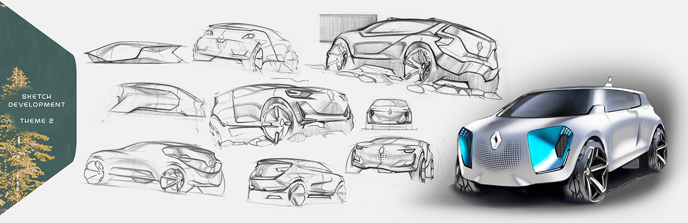 Automatic design，Terrain vehicle，Effect display，Hand drawn，industrial design，