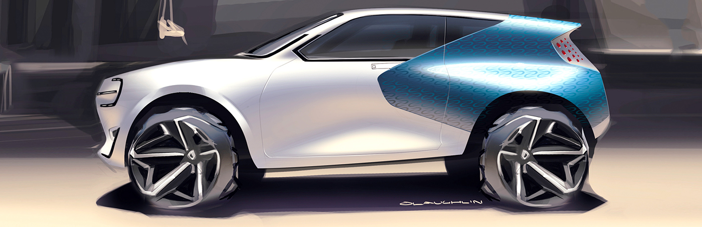 Automatic design，Terrain vehicle，Effect display，Hand drawn，industrial design，