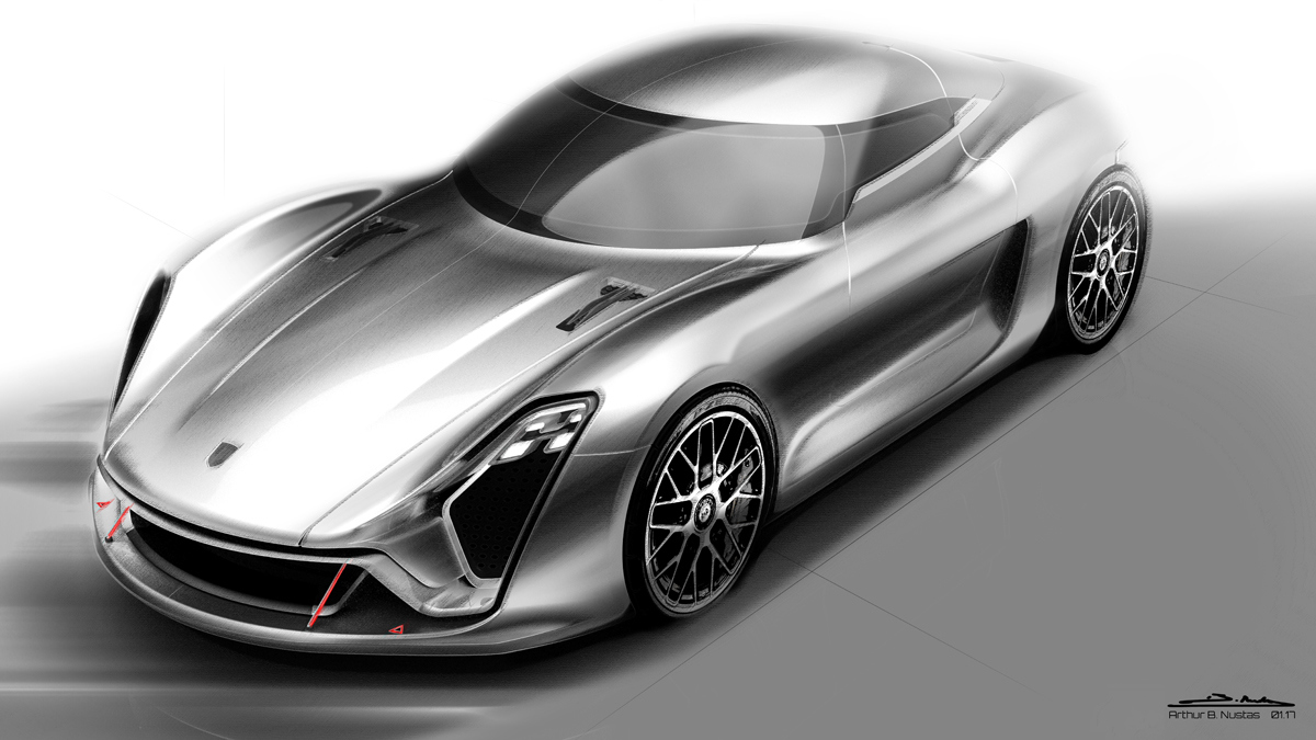 Hand drawn rendering，Automatic design，Rendered Effects ，Visual design，Fashion cool，