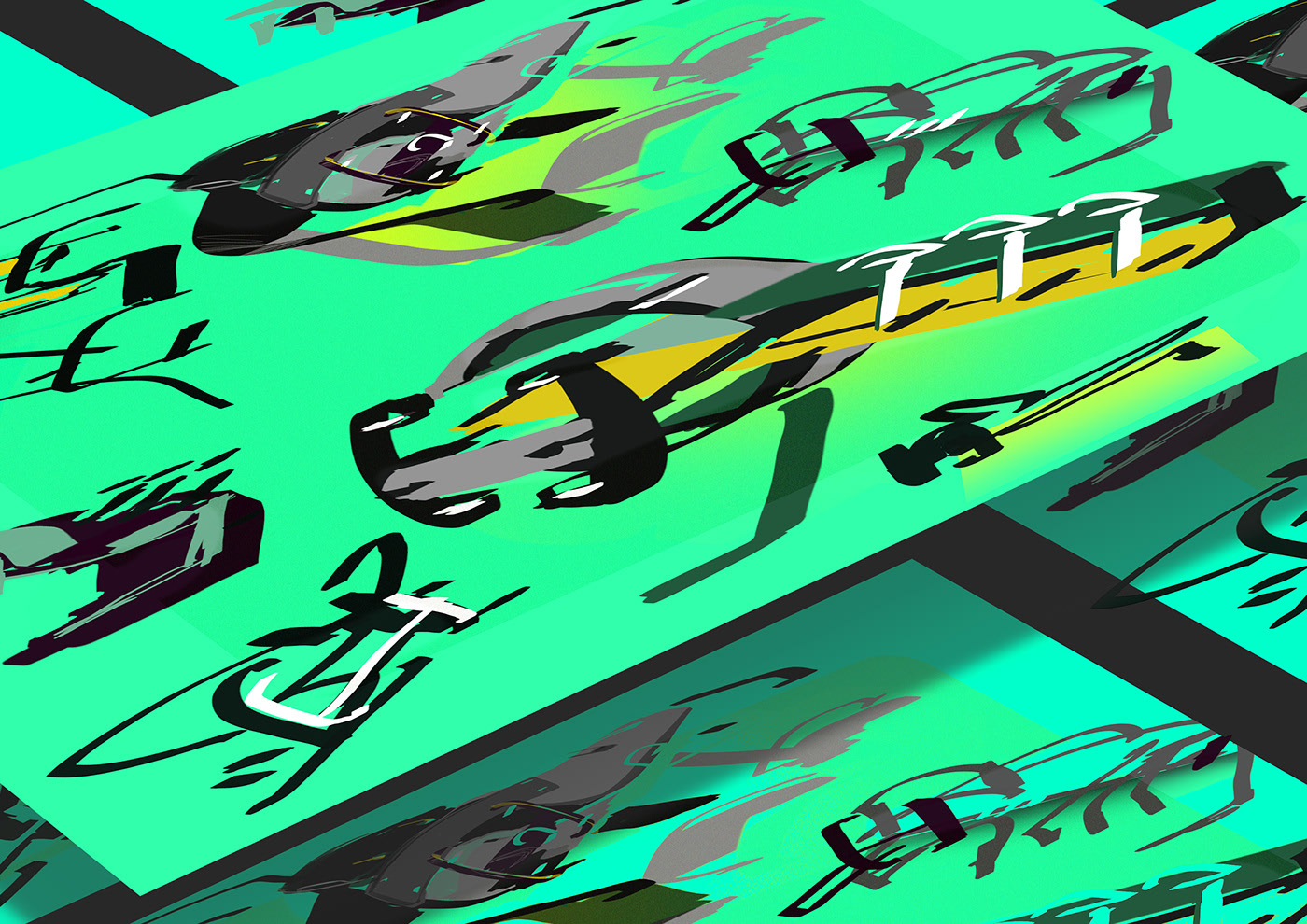 Sports car，Porsche，concept，Electric，