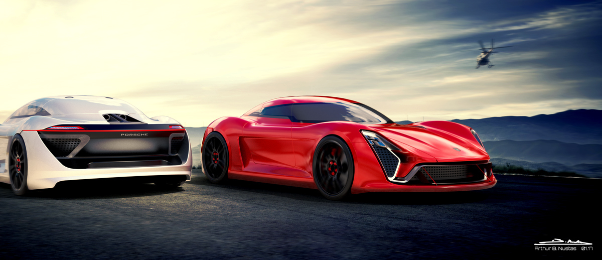 Hand drawn rendering，Automatic design，Rendered Effects ，Visual design，Fashion cool，