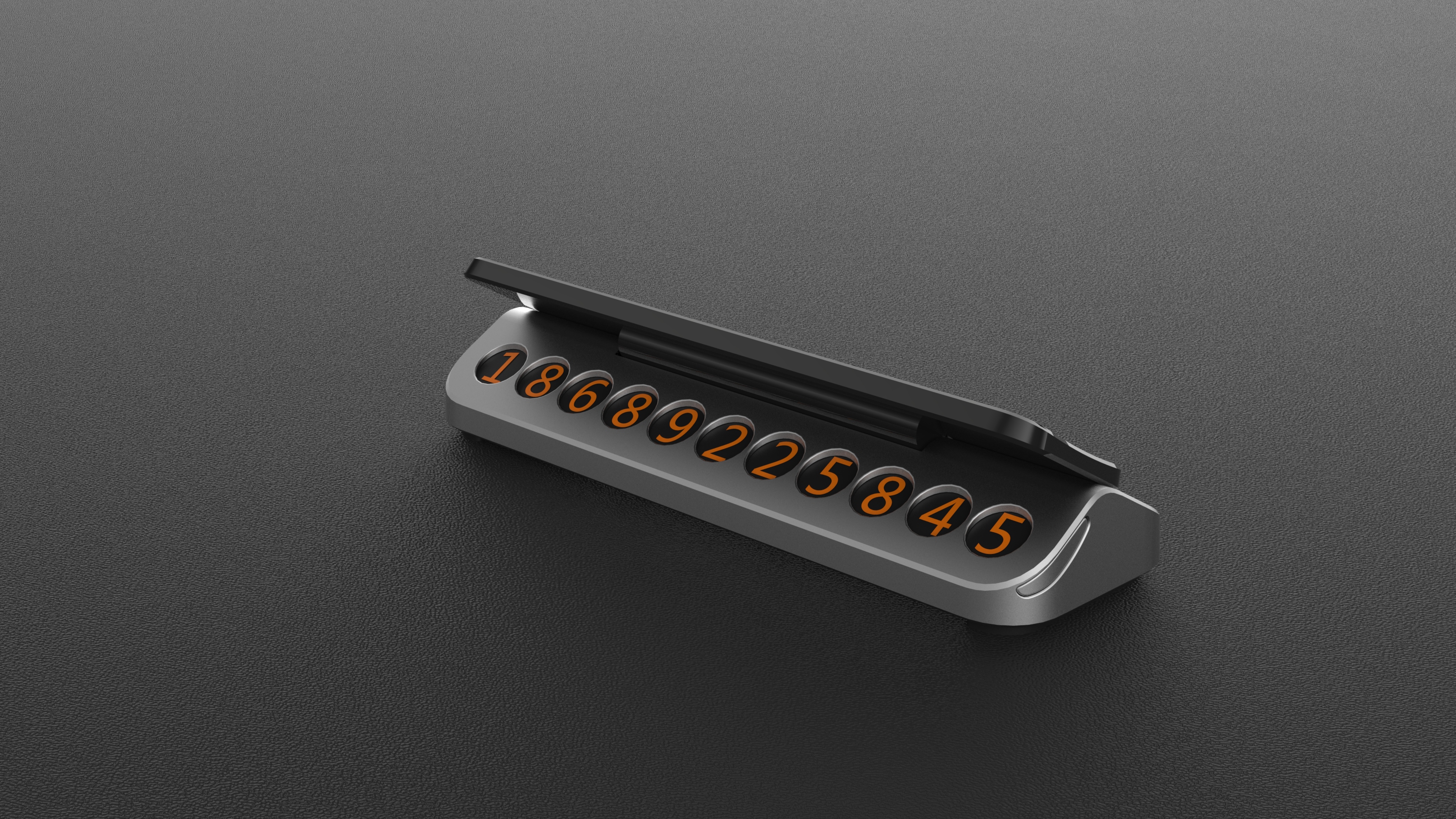 Parking number plate, emergency parking plate, parking plate，