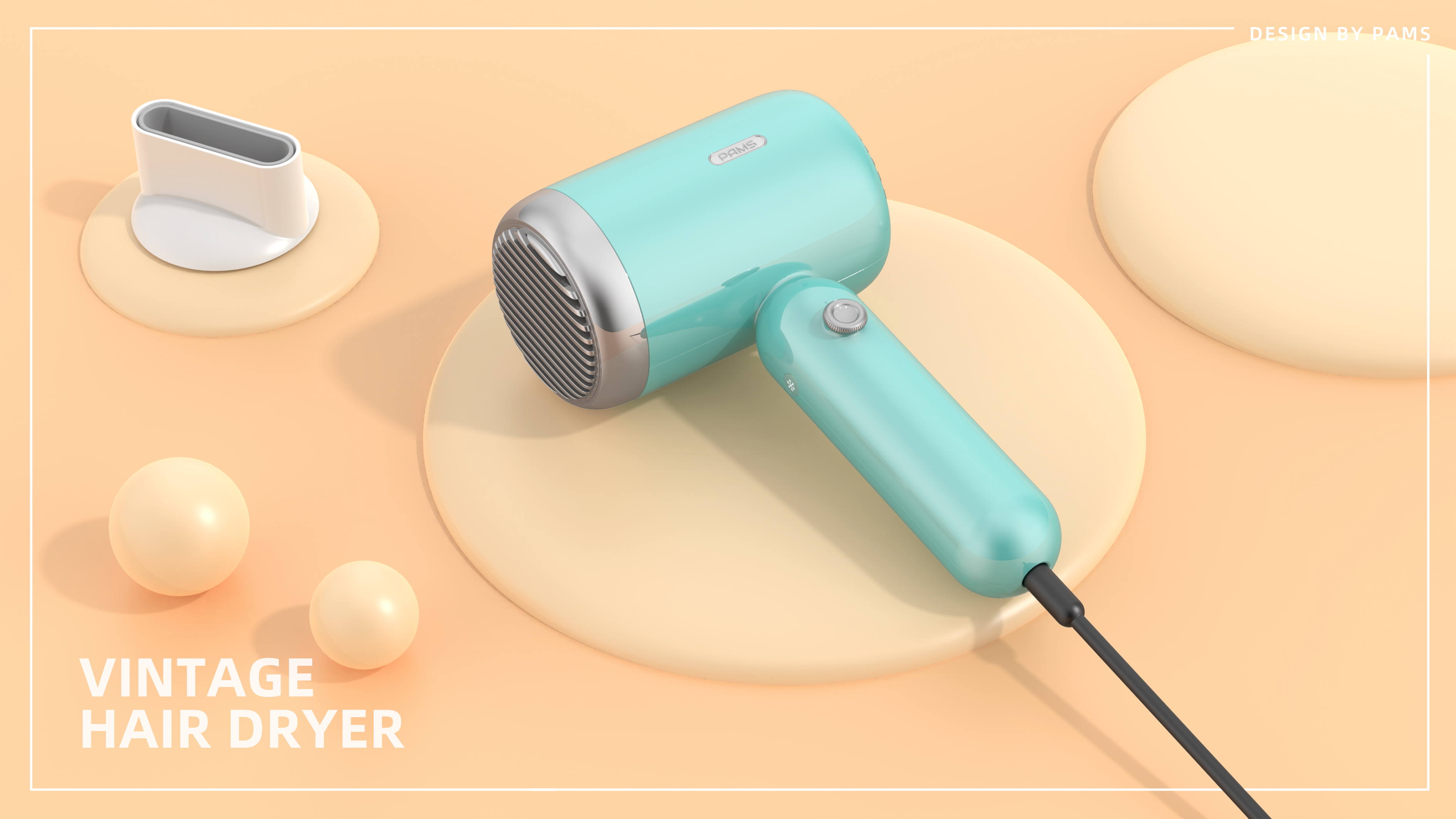 hair drier，Retro，PAMS，