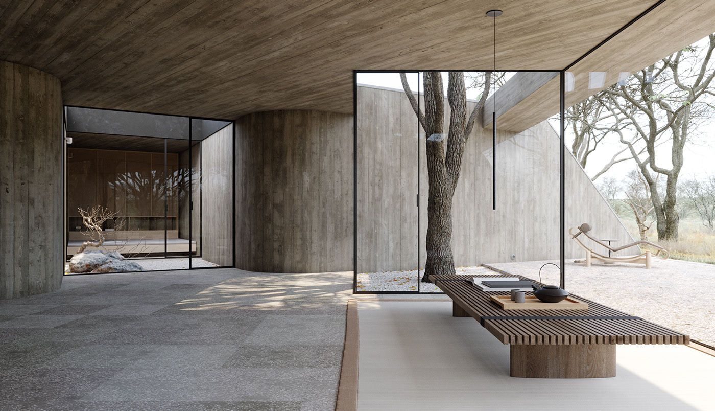 log cabin，Buddhism，3dsmax，natural，