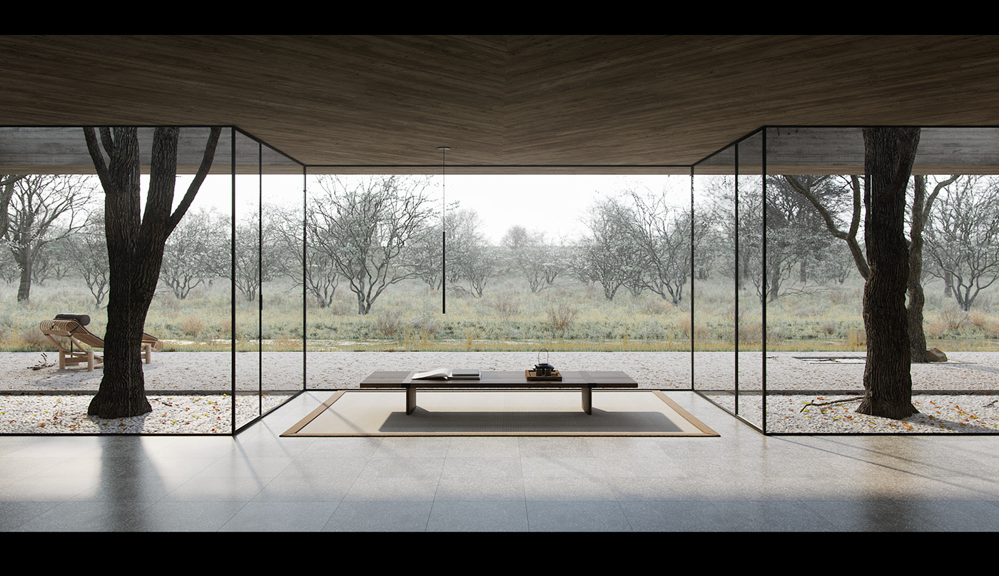 log cabin，Buddhism，3dsmax，natural，