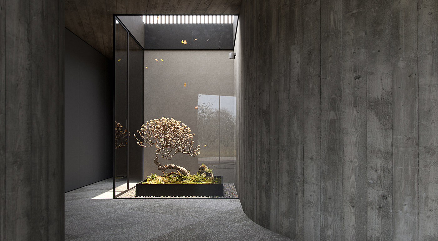 log cabin，Buddhism，3dsmax，natural，