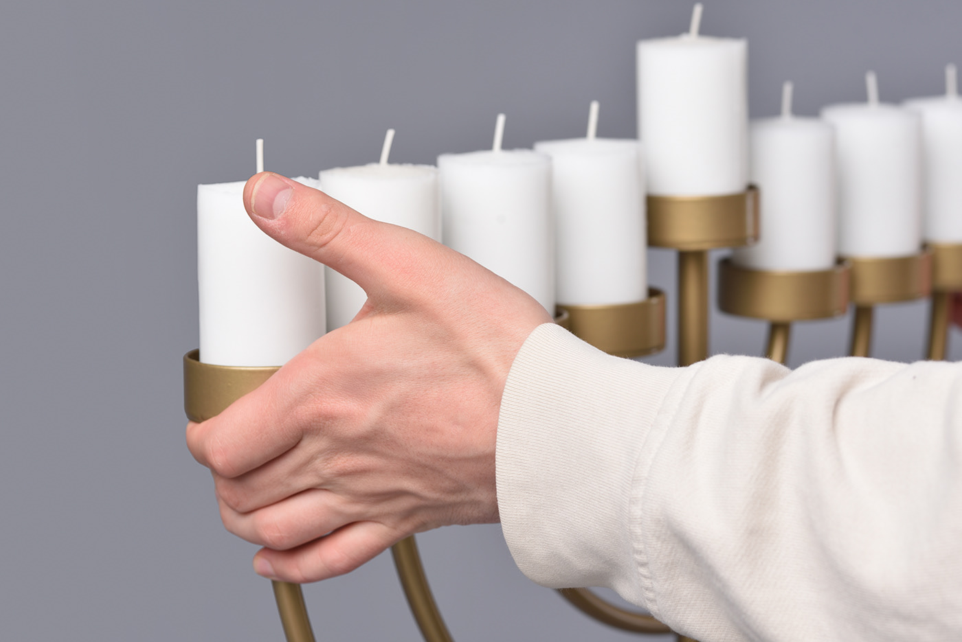 Candlestick，Judaism，removable，tradition，