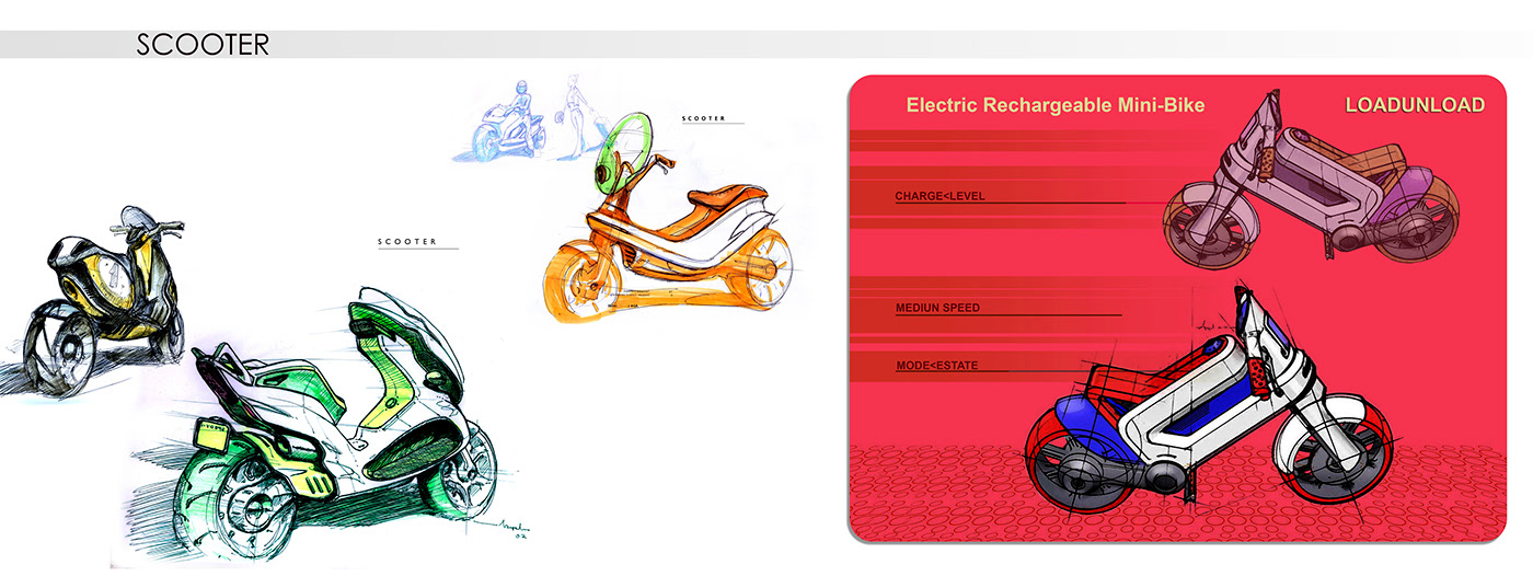 vehicle，concept，transport，Hand drawn，