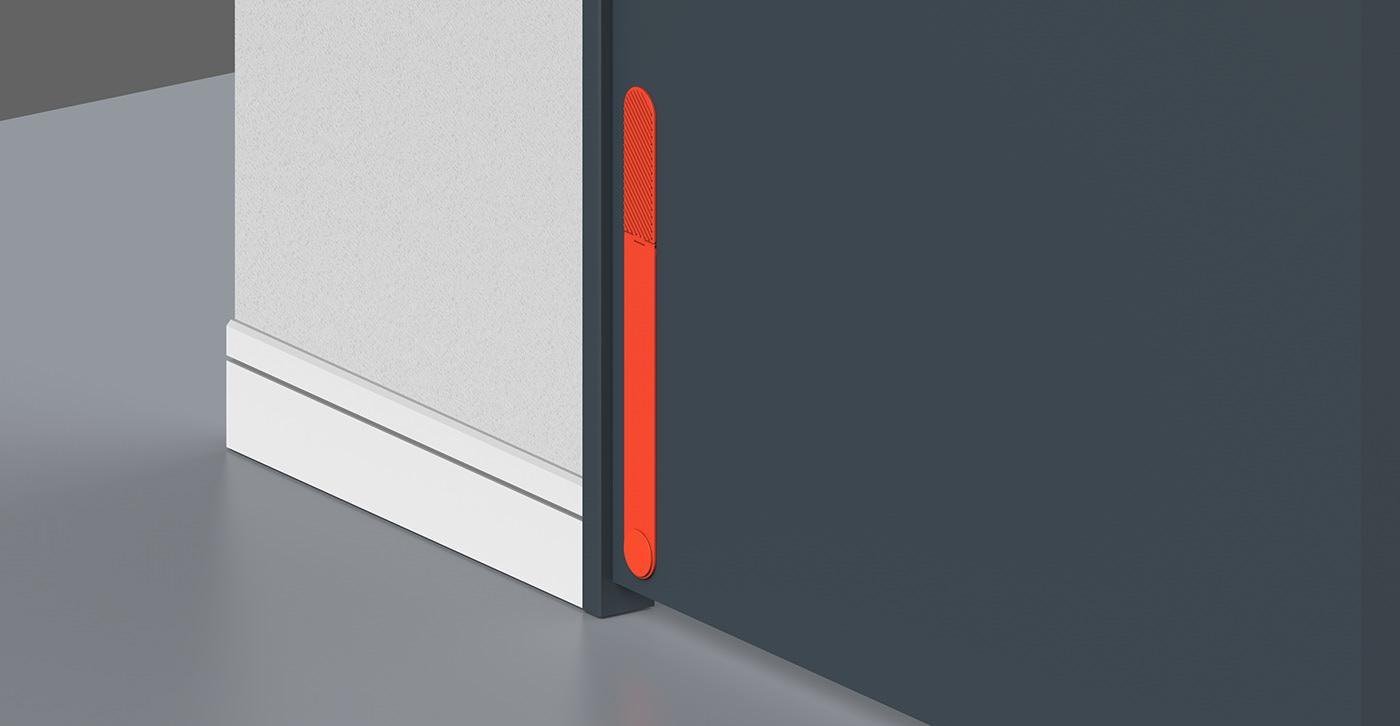 Door stopper，orange，convenient，Small，