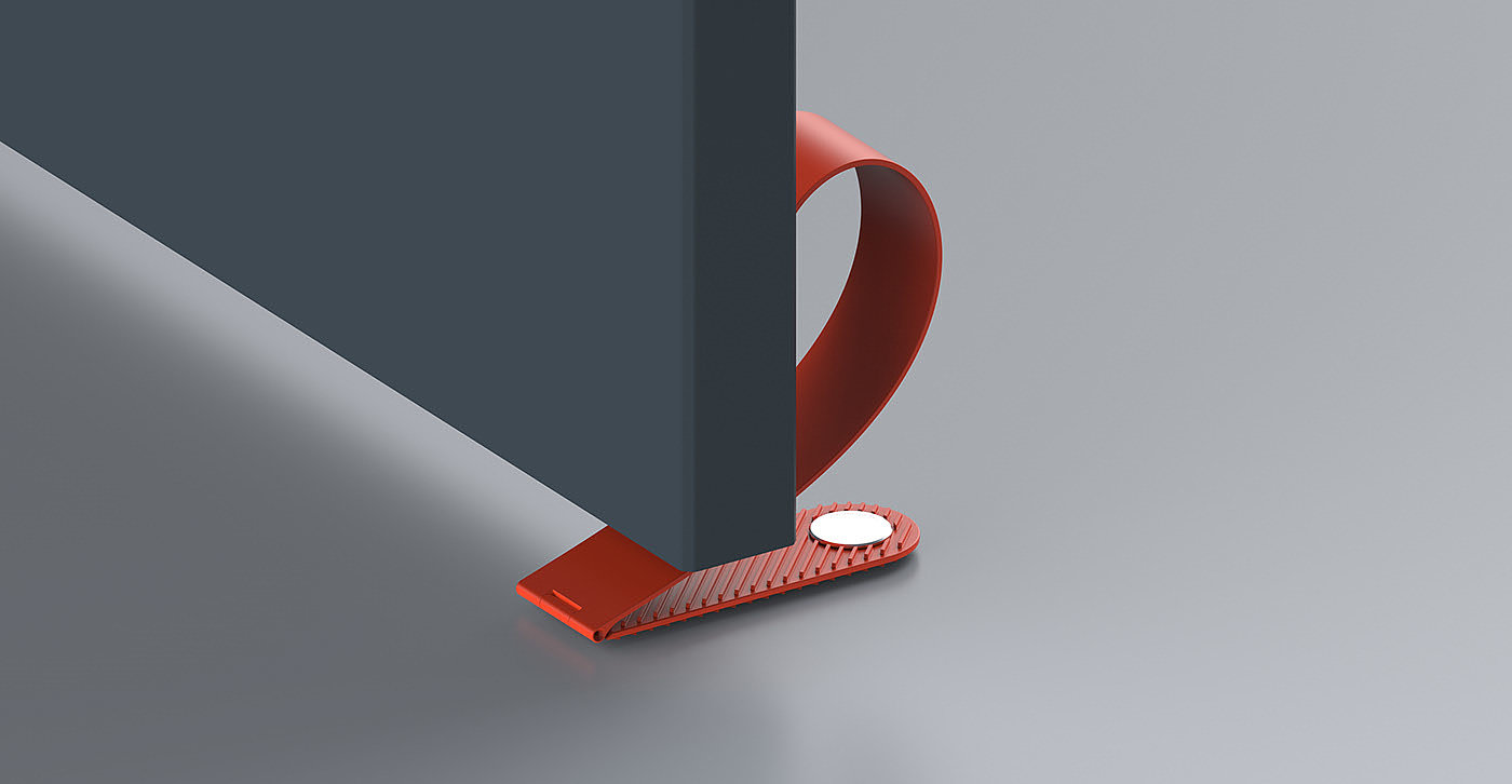 Door stopper，orange，convenient，Small，