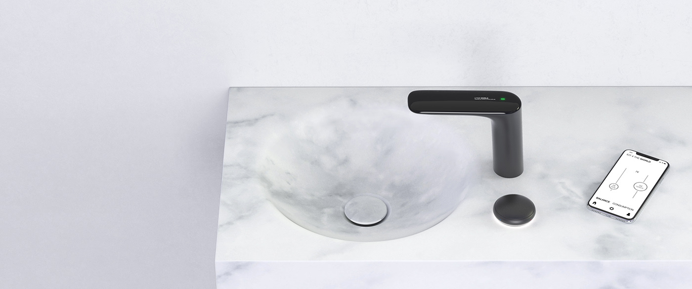 water tap，indoor，intelligence，water consumption，