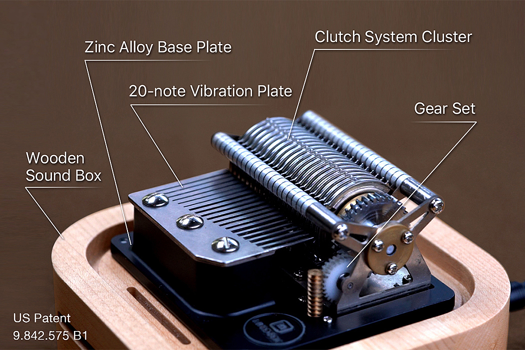 Music box，speaker，Mechanics，intelligence，wooden ，