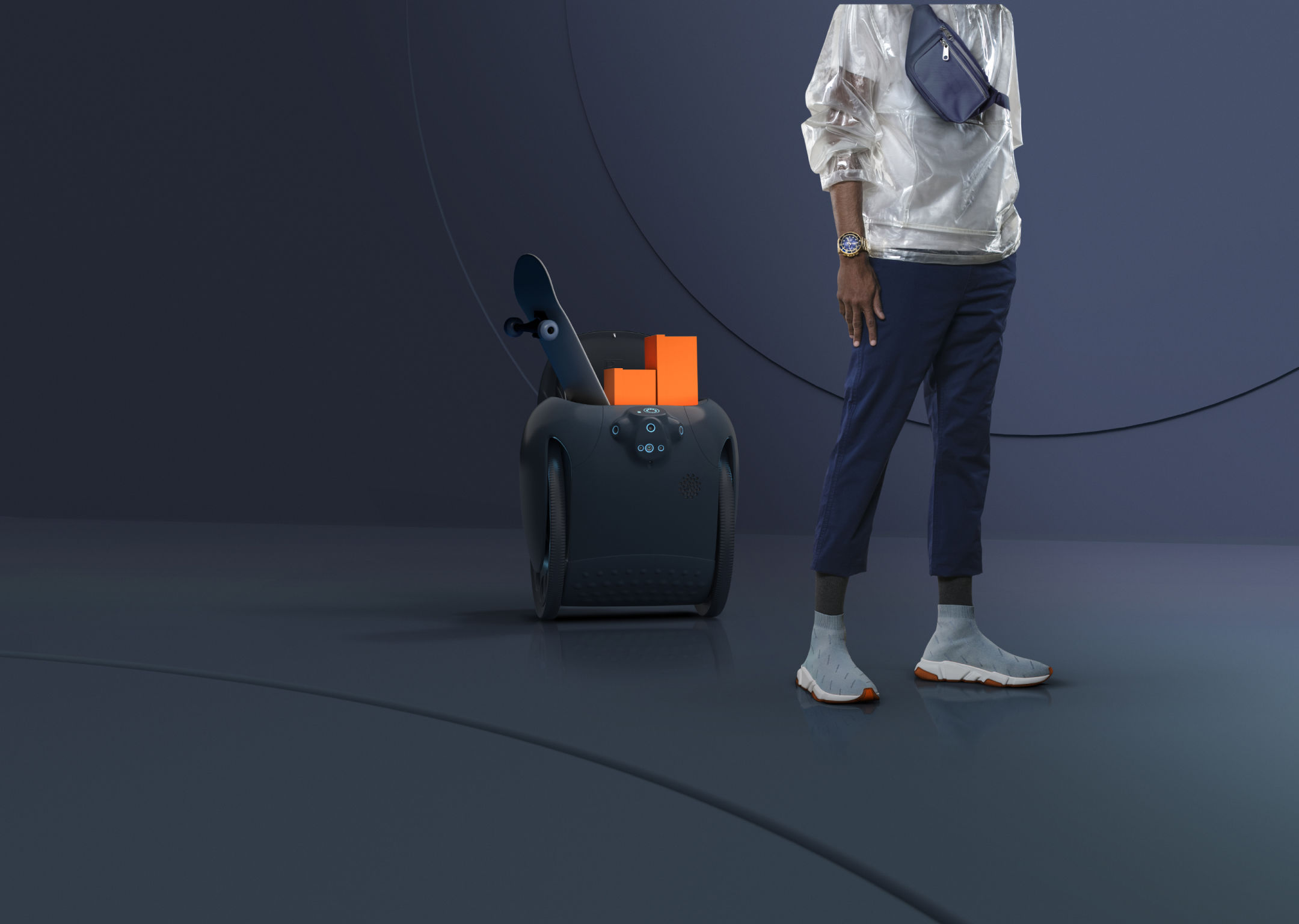 gita Robot，Cargo robot，artificial intelligence，2020 red dot product design award，