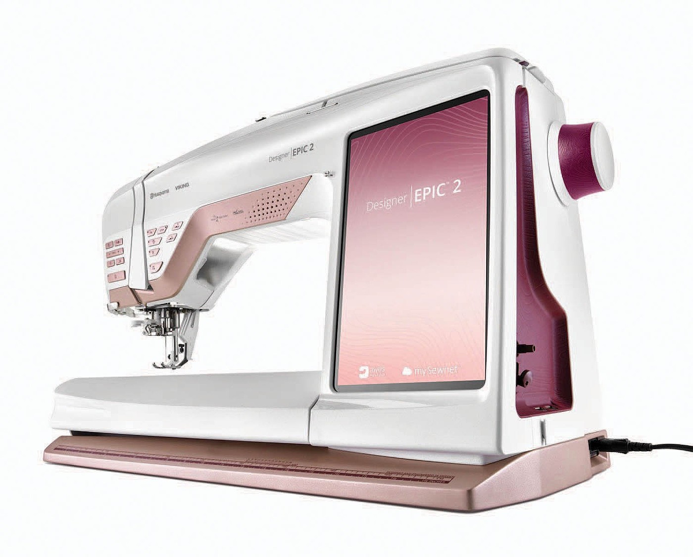 Sewing machine，intelligence，Pink white，innovate，2020 red dot product design award，