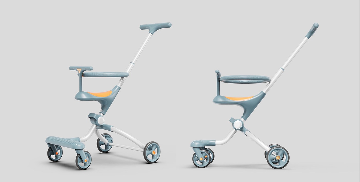 Baby stroller design，Baby stroller，Unique design，Children's car，Portable car，Baby products，Maternal and infant products，Concept Car，