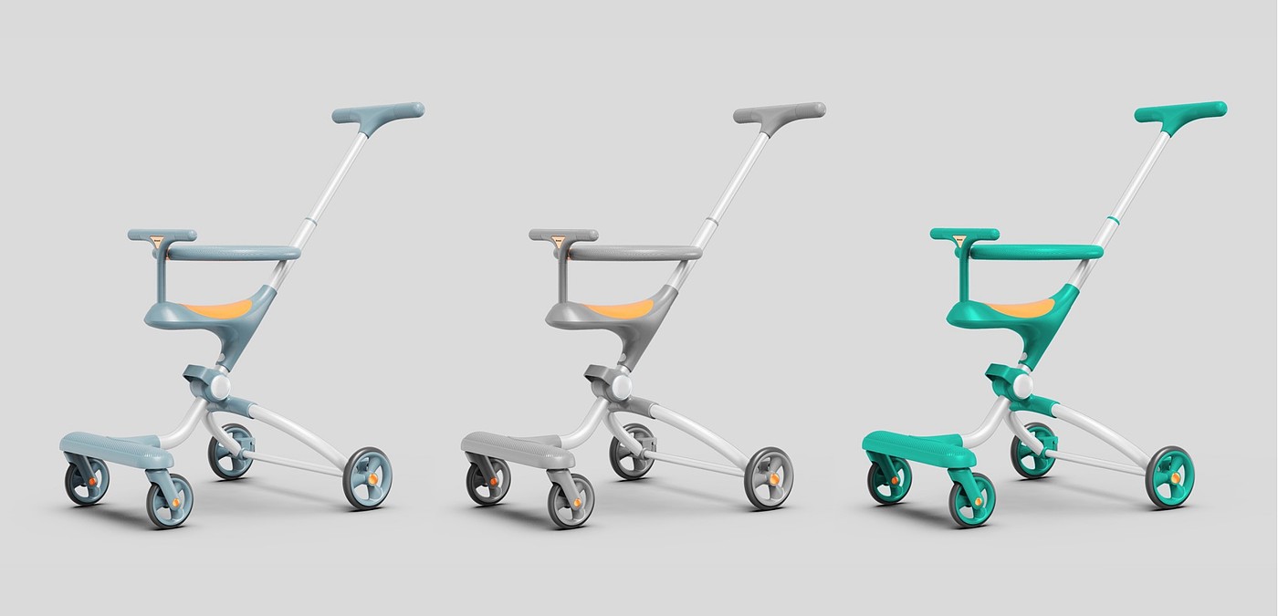 Baby stroller design，Baby stroller，Unique design，Children's car，Portable car，Baby products，Maternal and infant products，Concept Car，