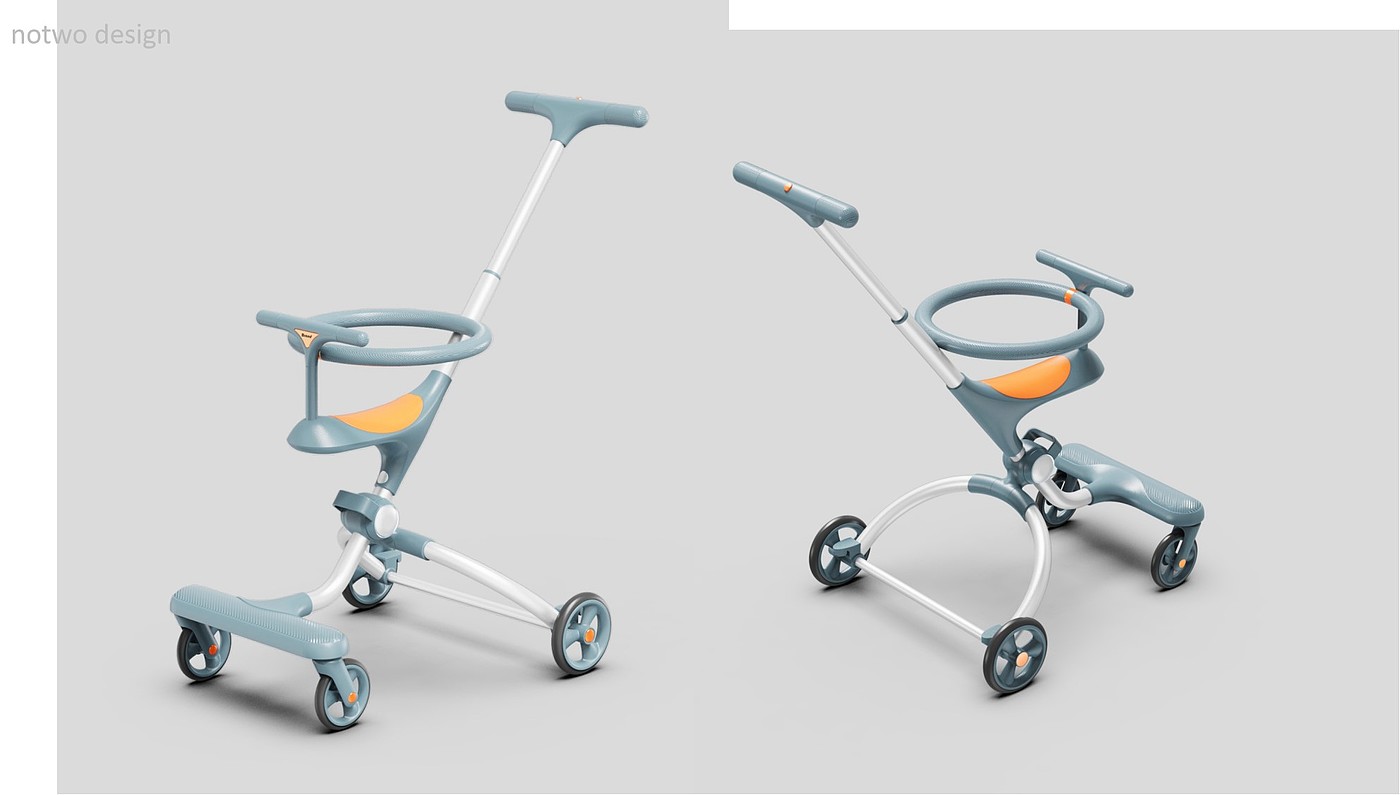 Baby stroller design，Baby stroller，Unique design，Children's car，Portable car，Baby products，Maternal and infant products，Concept Car，