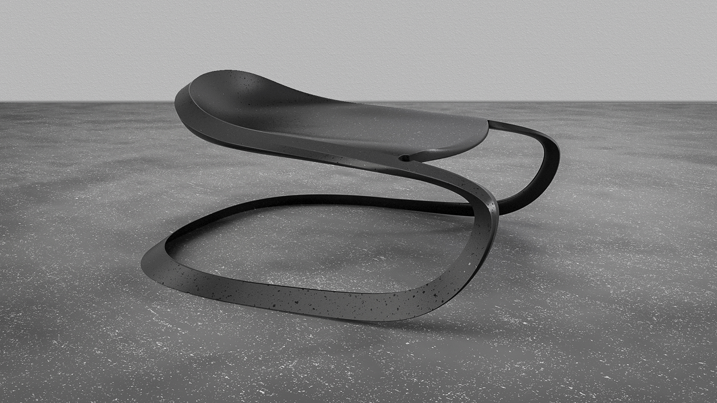 Double-Cut，chair，curve，