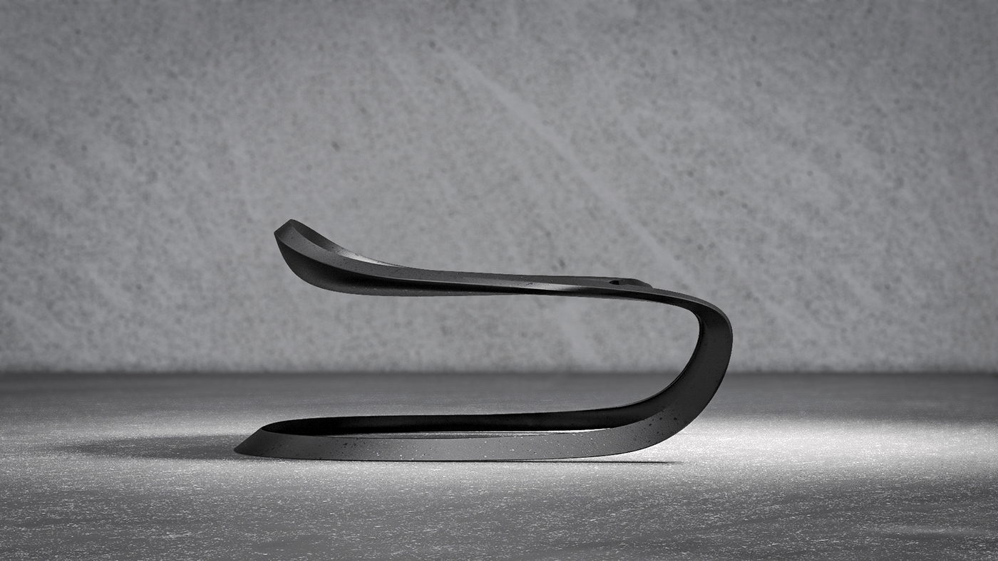 Double-Cut，chair，curve，