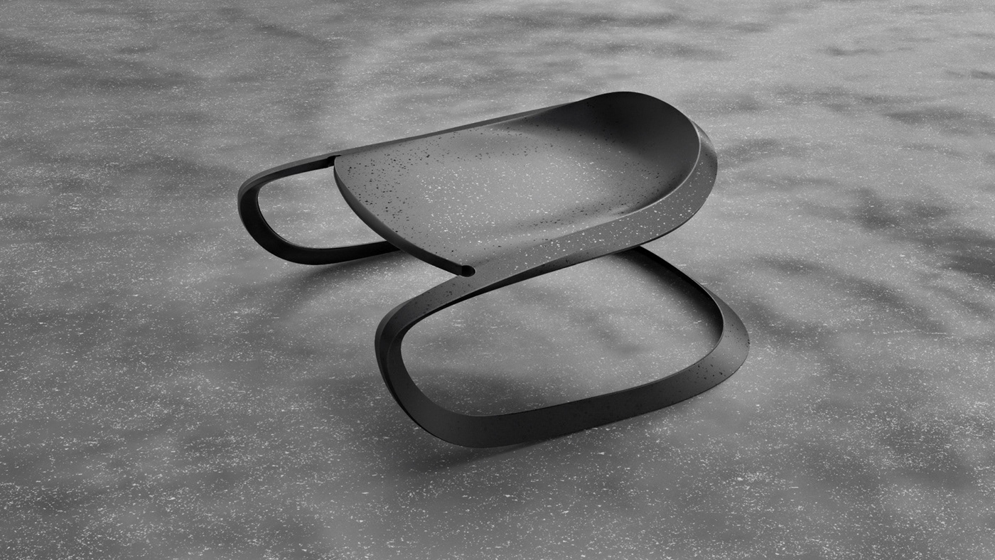 Double-Cut，chair，curve，