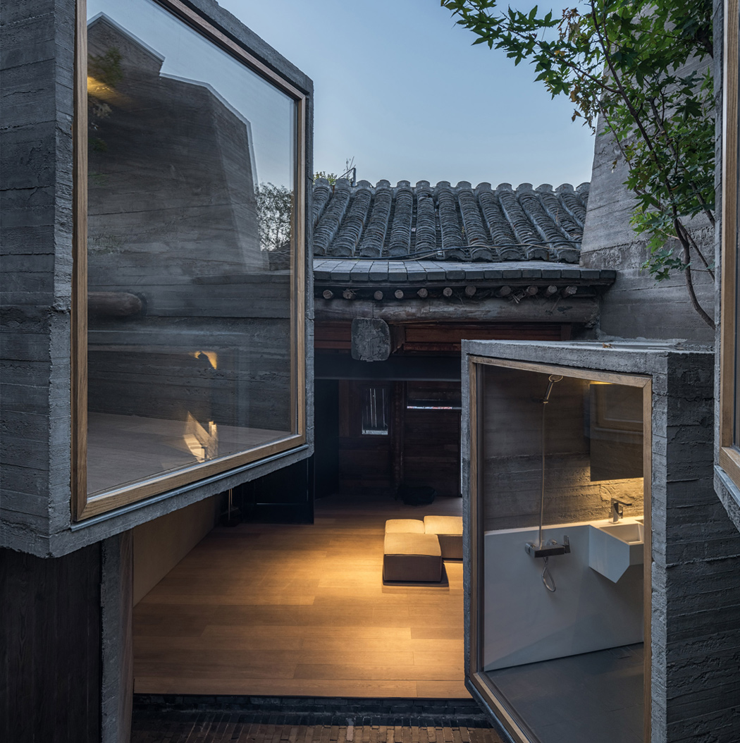 concrete，house，modern，Glass，