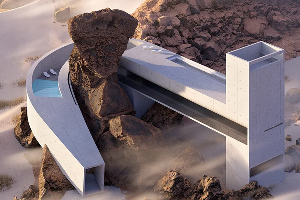 concrete，house，modern，Glass，