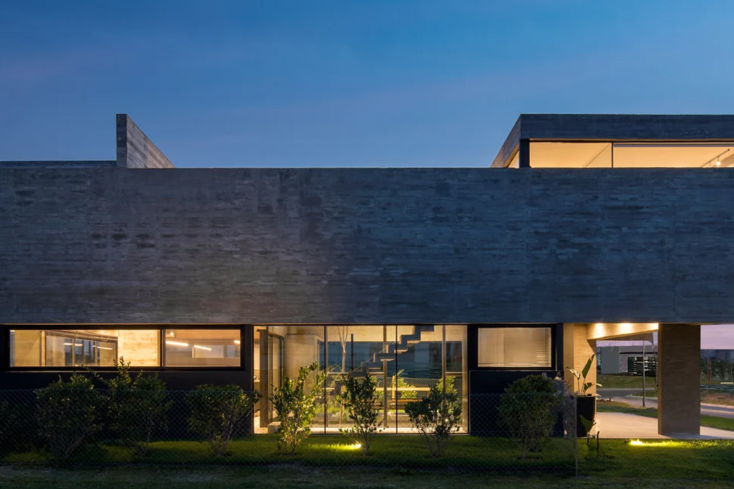 concrete，house，modern，Glass，